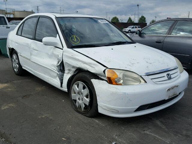 2HGES26701H615307 - 2001 HONDA CIVIC EX WHITE photo 1