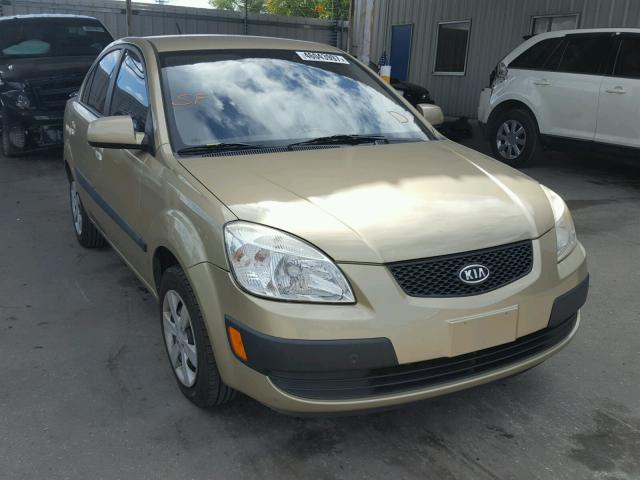 KNADE223X96508800 - 2009 KIA RIO BASE GOLD photo 1