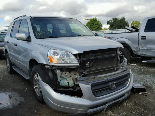 2HKYF18603H608057 - 2003 HONDA PILOT EXL SILVER photo 1