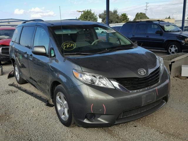 5TDKK3DC0DS343273 - 2013 TOYOTA SIENNA LE GRAY photo 1