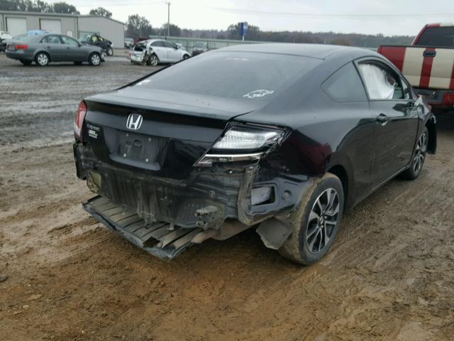 2HGFG3B52EH503484 - 2014 HONDA CIVIC LX BLACK photo 4