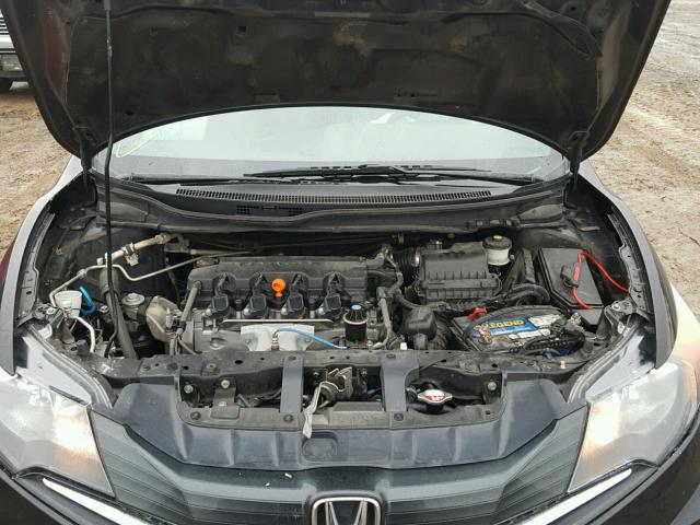 2HGFG3B52EH503484 - 2014 HONDA CIVIC LX BLACK photo 7