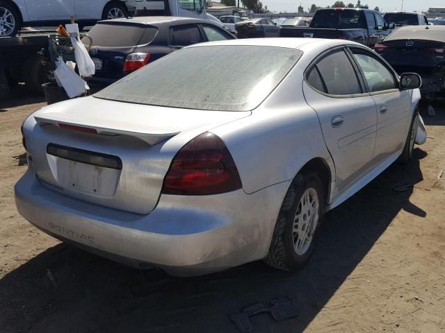 2G2WP522651235150 - 2005 PONTIAC GRAND PRIX SILVER photo 4