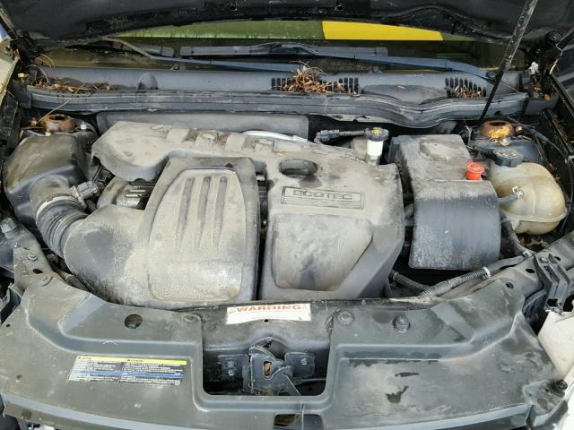 1G1AK55F967628351 - 2006 CHEVROLET COBALT LS BLACK photo 7