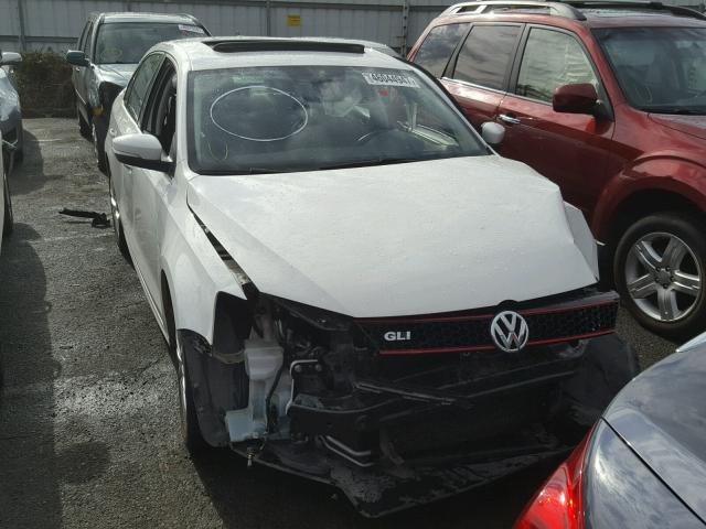 3VWLL7AJ5DM421927 - 2013 VOLKSWAGEN JETTA TDI WHITE photo 1
