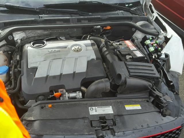3VWLL7AJ5DM421927 - 2013 VOLKSWAGEN JETTA TDI WHITE photo 7