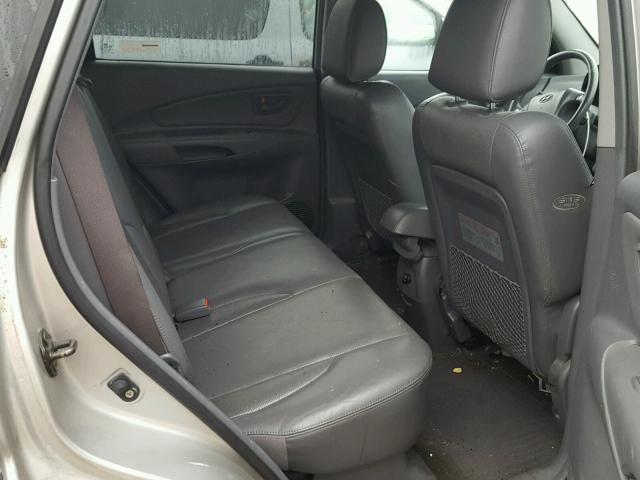 KM8JN12D85U116697 - 2005 HYUNDAI TUCSON GLS GRAY photo 6