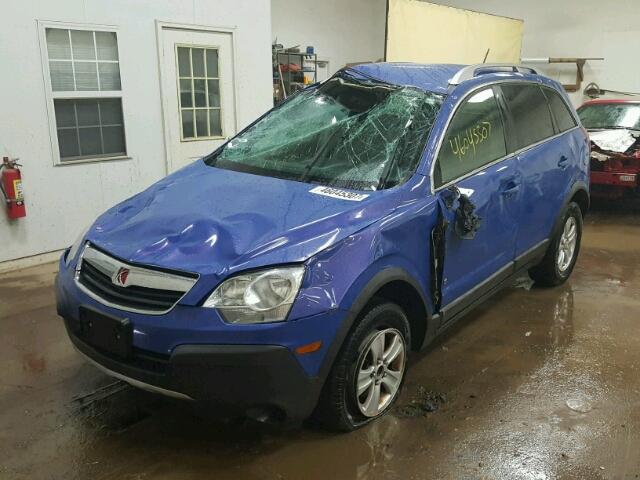 3GSCL33P78S538329 - 2008 SATURN VUE XE BLUE photo 2