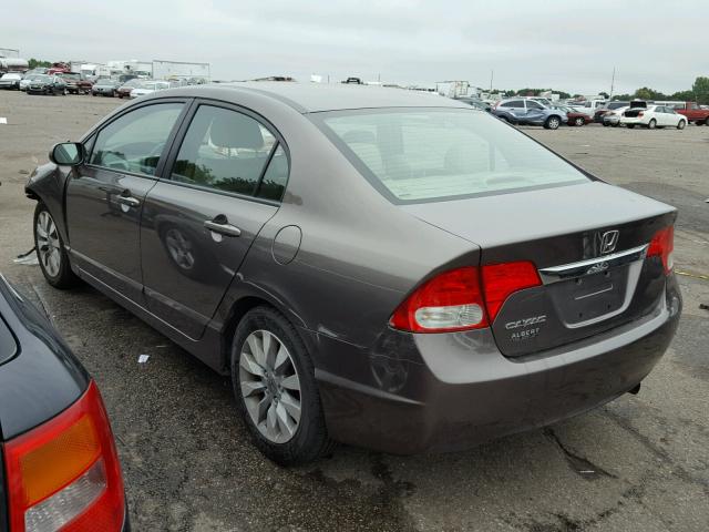 19XFA1F9XAE016833 - 2010 HONDA CIVIC EXL 棕色 照片 3