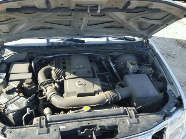 5N1AR18B18C612378 - 2008 NISSAN PATHFINDER SILVER photo 7