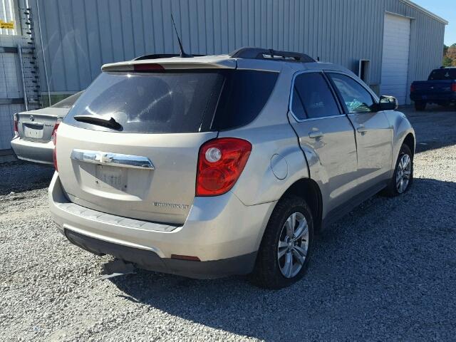 2GNALPEK0C6323238 - 2012 CHEVROLET EQUINOX LT TAN photo 4