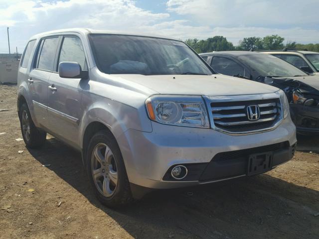 5FNYF4H79CB017492 - 2012 HONDA PILOT EXLN SILVER photo 1