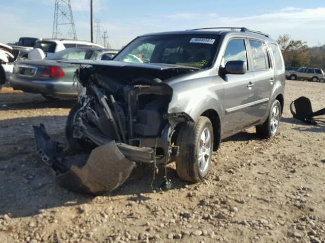 5FNYF4H68CB006684 - 2012 HONDA PILOT EXL GRAY photo 2