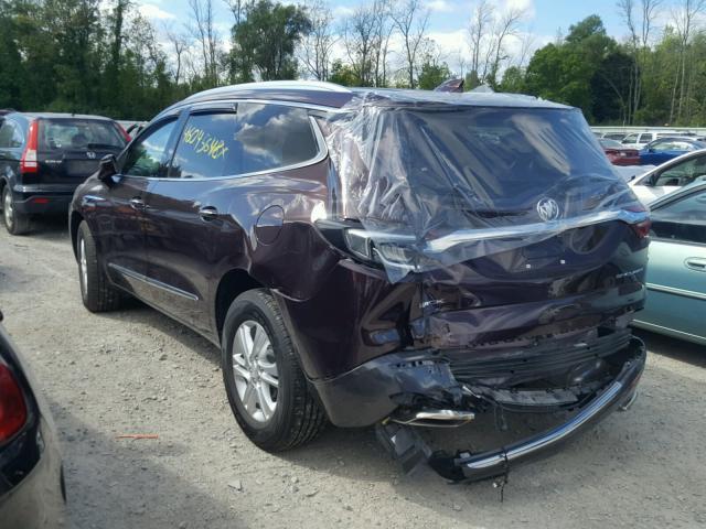 5GAERBKW6JJ240479 - 2018 BUICK ENCLAVE ES MAROON photo 3