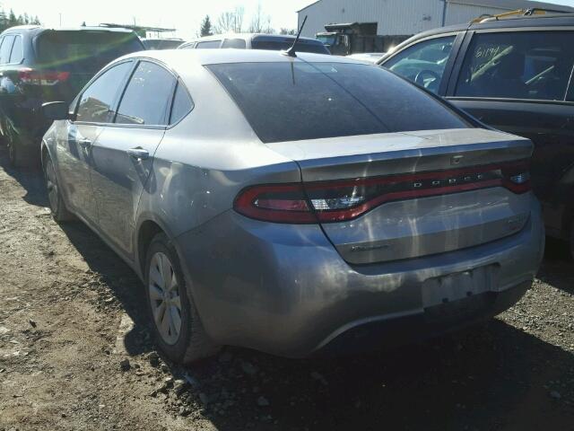 1C3CDFDH7ED833979 - 2014 DODGE DART SE AE GRAY photo 3