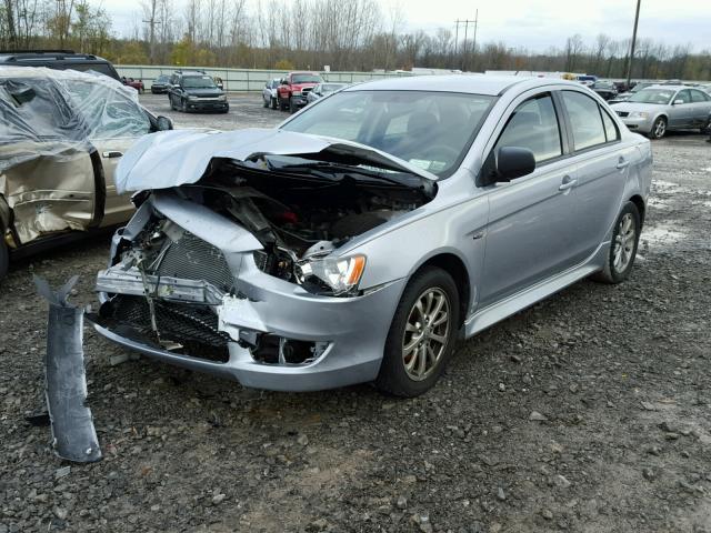 JA32U2FU1BU005060 - 2011 MITSUBISHI LANCER ES/ SILVER photo 2