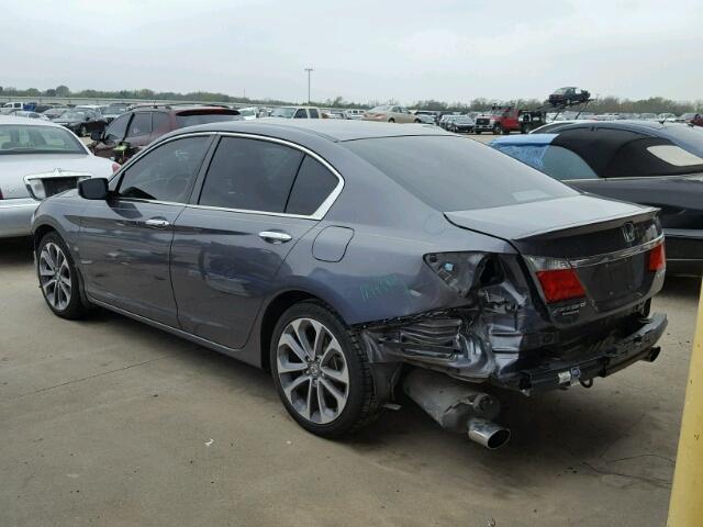 1HGCR2F55DA257173 - 2013 HONDA ACCORD SPO GRAY photo 3