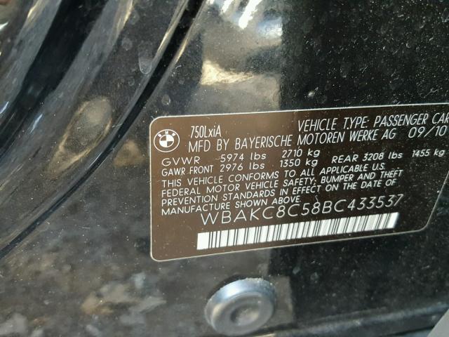 WBAKC8C58BC433537 - 2011 BMW ALPINA B7 Schwarz Foto 10