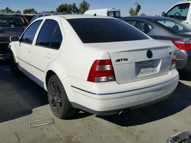 3VWSE69M64M102955 - 2004 VOLKSWAGEN JETTA GLS WHITE photo 3