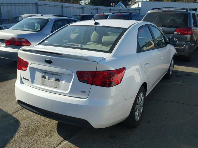 KNAFU4A24C5528361 - 2012 KIA FORTE EX WHITE photo 4