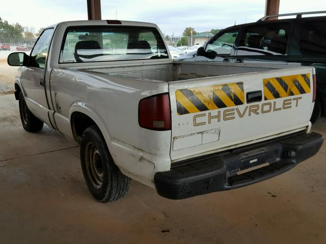 1GCCS145428161328 - 2002 CHEVROLET S TRUCK S1 WHITE photo 3