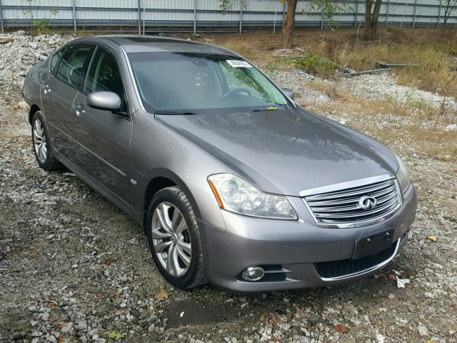 JNKAY01F38M654073 - 2008 INFINITI M35 BASE SILVER photo 1