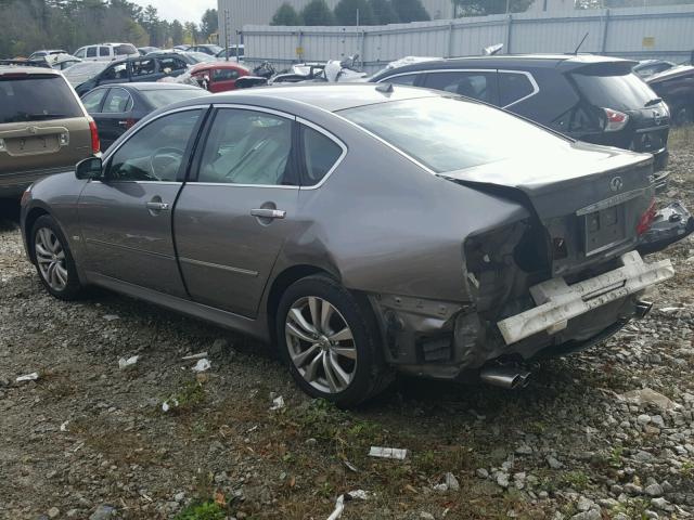 JNKAY01F38M654073 - 2008 INFINITI M35 BASE SILVER photo 3