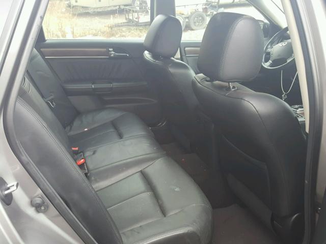 JNKAY01F38M654073 - 2008 INFINITI M35 BASE SILVER photo 6