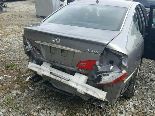 JNKAY01F38M654073 - 2008 INFINITI M35 BASE SILVER photo 9