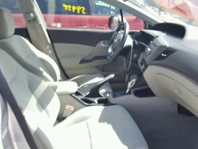 19XFB2F8XCE036366 - 2012 HONDA CIVIC EX ვერცხლისფერი ფოტო 5