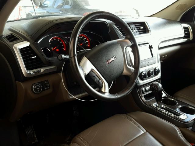 1GKKRRKD1DJ235000 - 2013 GMC ACADIA SLT ოქროსფერი ფოტო 9