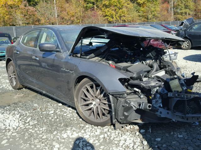 ZAM57RTA6F1143351 - 2015 MASERATI GHIBLI S GRAY photo 1