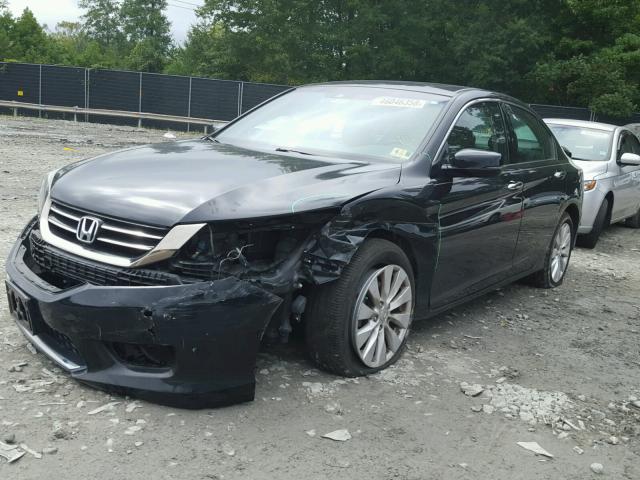 1HGCR3F80DA014435 - 2013 HONDA ACCORD EXL BLACK photo 2