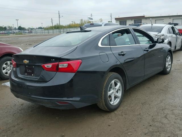 1G1ZB5ST9GF272858 - 2016 CHEVROLET MALIBU LS BLACK photo 4