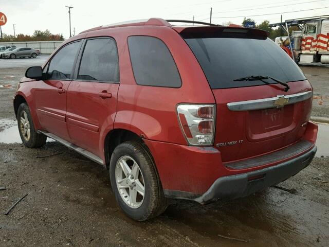 2CNDL73F556202263 - 2005 CHEVROLET EQUINOX LT MAROON photo 3