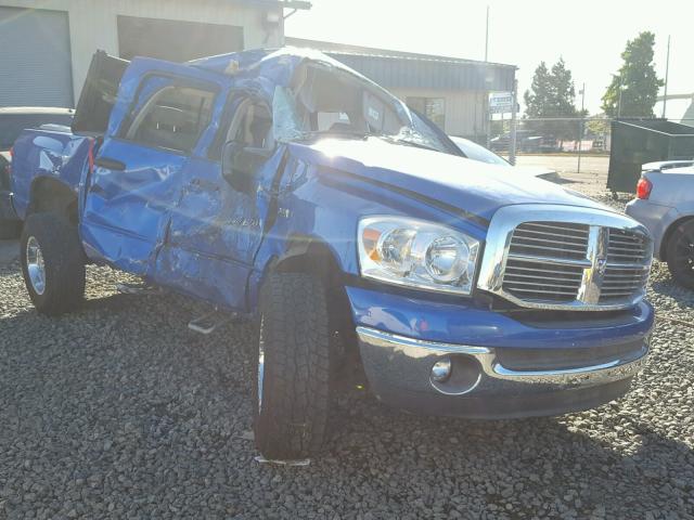 1D7HU182X7S241507 - 2007 DODGE RAM 1500 BLUE photo 1