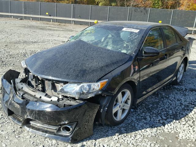 4T1BF1FK3EU464174 - 2014 TOYOTA CAMRY L BLACK photo 2