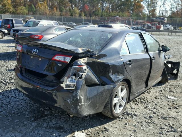 4T1BF1FK3EU464174 - 2014 TOYOTA CAMRY L BLACK photo 4