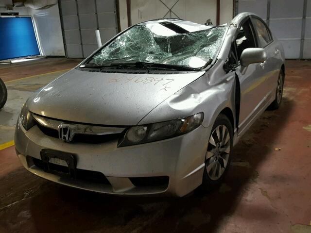 19XFA1F85BE021723 - 2011 HONDA CIVIC EX SILVER photo 2