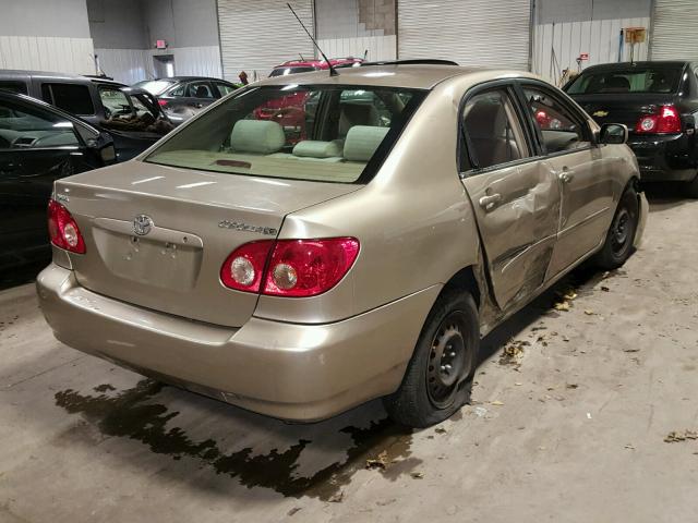 2T1BR30E08C856508 - 2008 TOYOTA COROLLA TAN photo 4