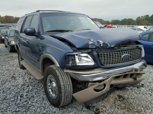 1FMPU18LXYLC26740 - 2000 FORD EXPEDITION BLUE photo 1
