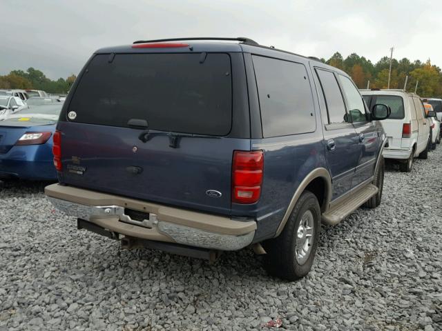 1FMPU18LXYLC26740 - 2000 FORD EXPEDITION BLUE photo 4