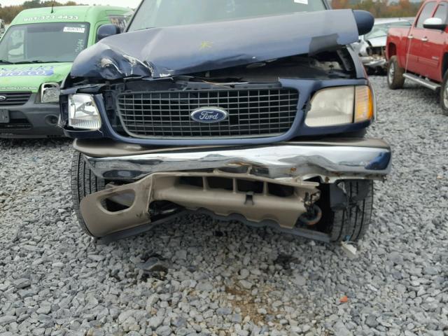 1FMPU18LXYLC26740 - 2000 FORD EXPEDITION BLUE photo 9