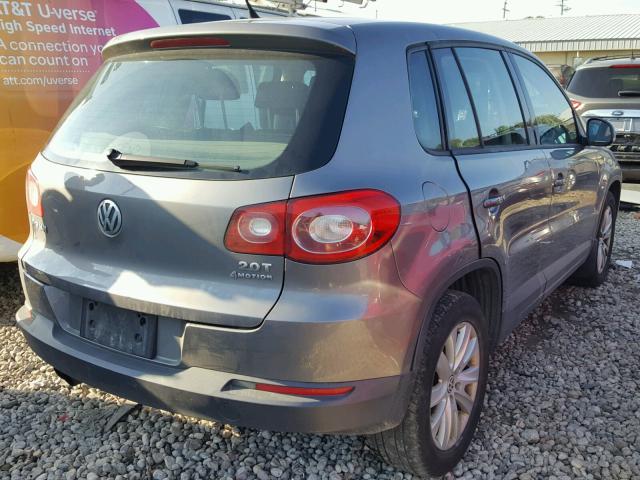 WVGBV7AX5AW513625 - 2010 VOLKSWAGEN TIGUAN SE 灰色 照片 4
