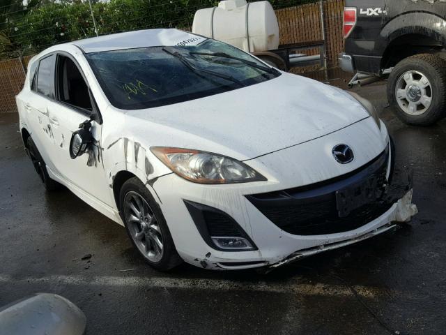 JM1BL1H66A1131038 - 2010 MAZDA 3 S WHITE photo 1