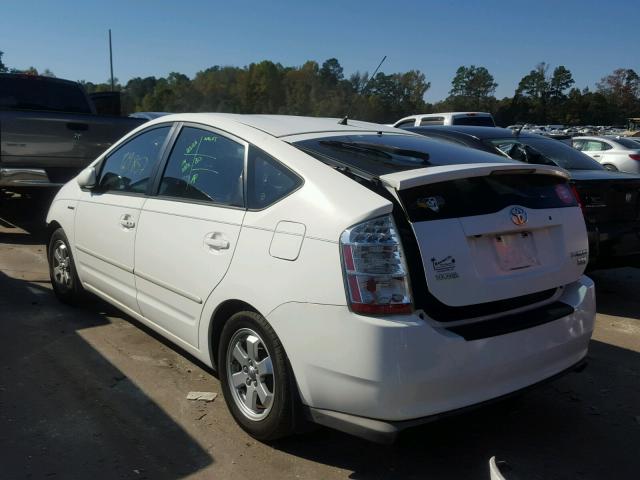 JTDKB20U083446886 - 2008 TOYOTA PRIUS WHITE photo 3