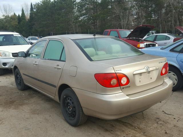 2T1BR32E55C495950 - 2005 TOYOTA COROLLA GOLD photo 3