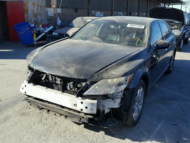 JTHDU46F585003272 - 2008 LEXUS LS 600HL BLACK photo 2