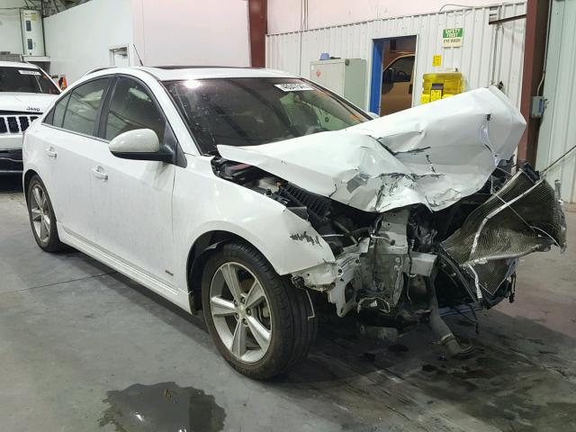 1G1PE5SB5E7419643 - 2014 CHEVROLET CRUZE LT WHITE photo 1