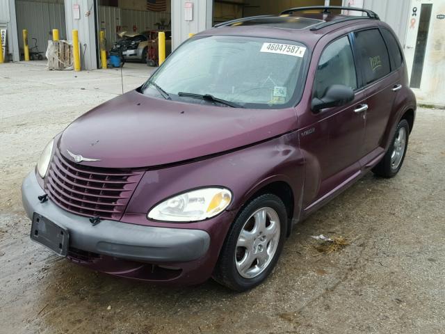 3C8FY68BX2T244884 - 2002 CHRYSLER PT CRUISER PURPLE photo 2